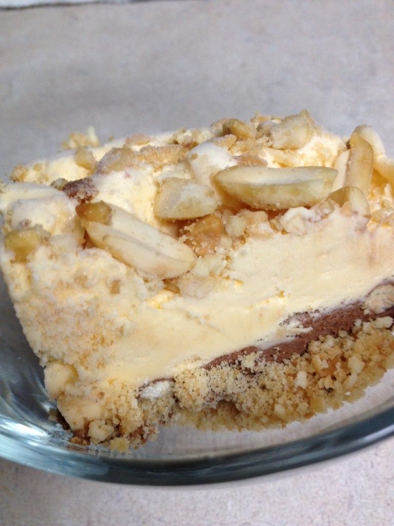 chocolate peanut ice cream squares