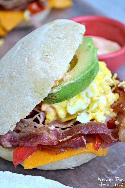Loaded Egg & Cheese Sandwich 