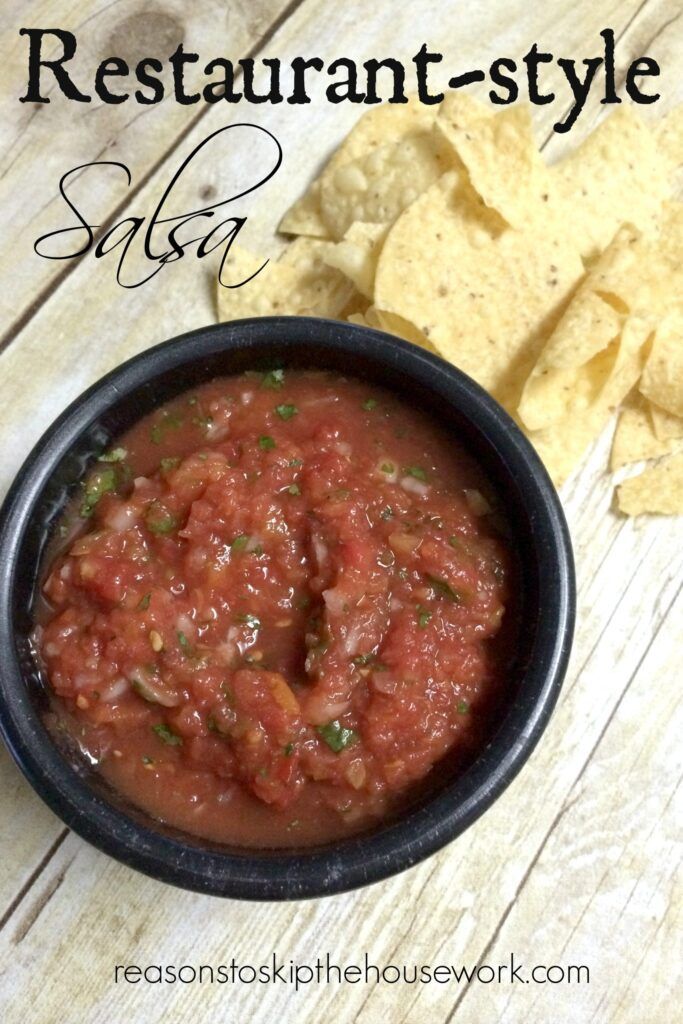 Restaurant Style Salsa Restaurant Style Salsa