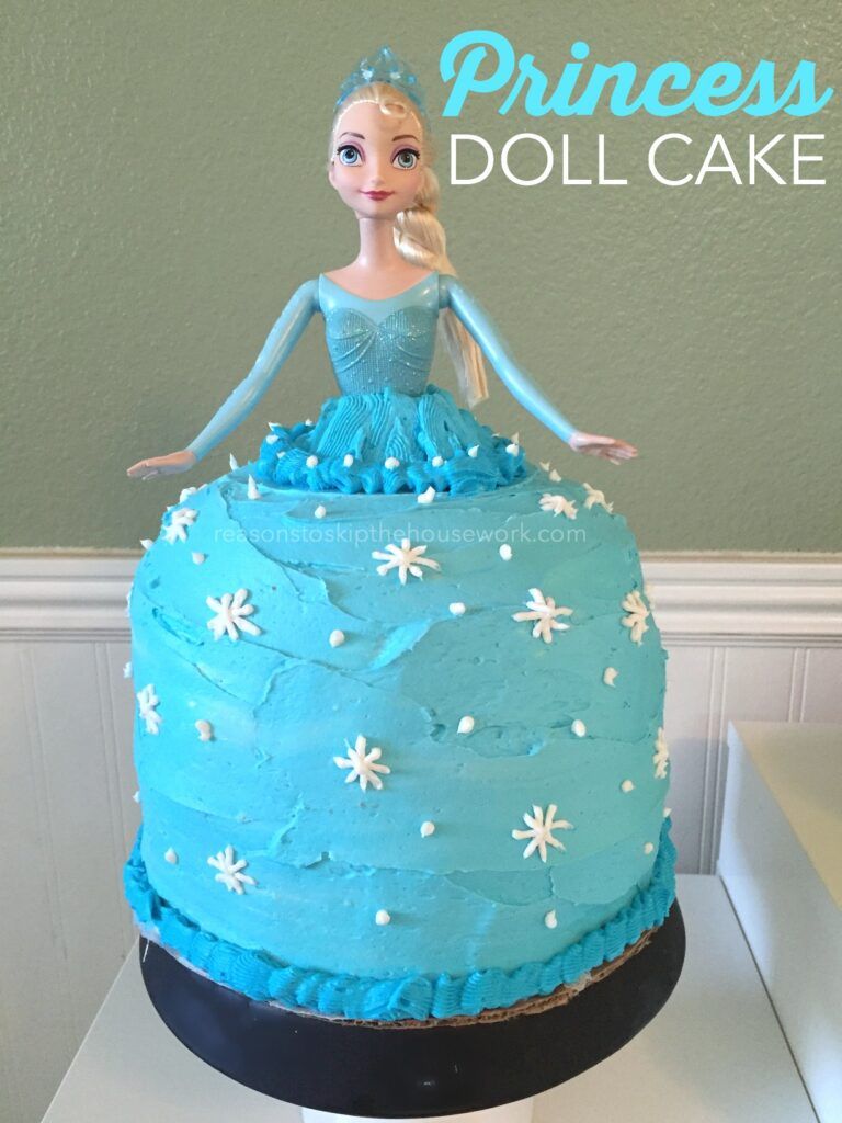 princess doll cake