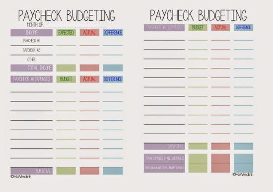 Creating a budget that works can be challenging, but luckily, there are geniuses out there who have created all kinds of budget printables to help!