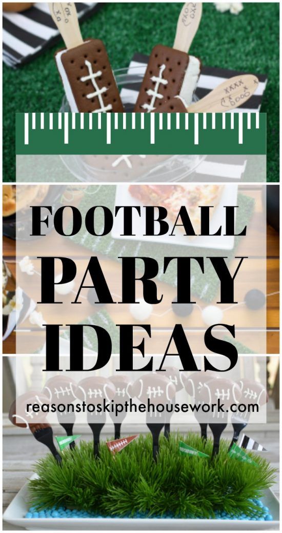If you've got a house that becomes the Football House for the next few months, you have to have the best Fun Football Party Ideas. 