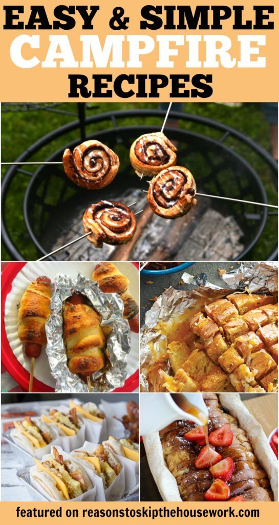 Camping Recipes that are simple, easy to pack, and delicious! You'll want these for your next camping trip!