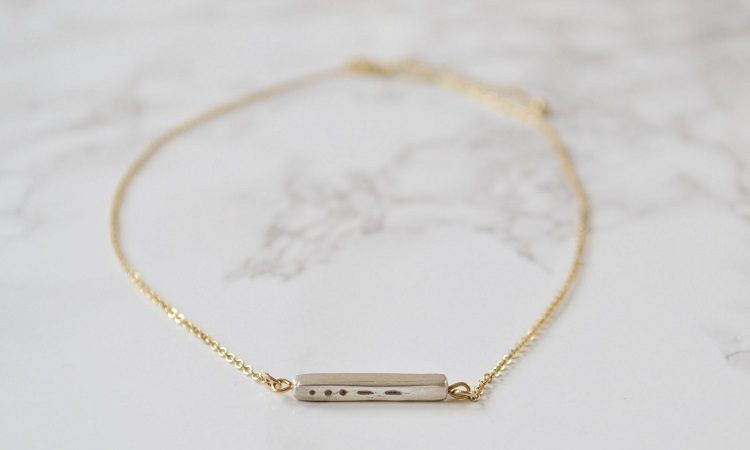 A Metallic Bar Bracelet They’ll Think is Metal: DIY Clay Jewelry