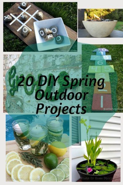 20 DIY Spring Outdoor Projects