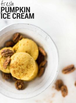 Homemade Pumpkin Ice Cream